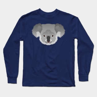 Baby Koala Face "KOALAS ARE COOL!" Long Sleeve T-Shirt